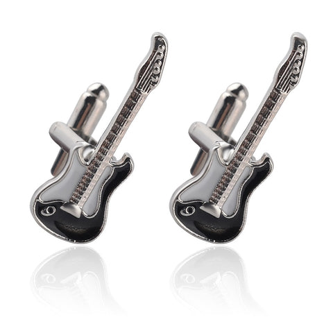 Trendy New Cuff Links Fashion Guitar For Men