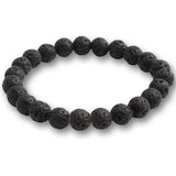 Black Lava Natural Stone Beads Bracelets