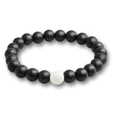 Black Lava Natural Stone Beads Bracelets