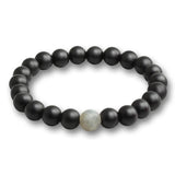 Black Lava Natural Stone Beads Bracelets