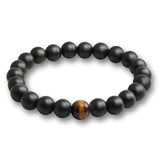 Black Lava Natural Stone Beads Bracelets
