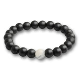 Black Lava Natural Stone Beads Bracelets