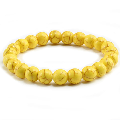 Yellow Natural Stone  Bracelets For Women