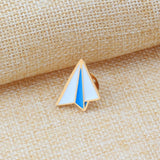Cartoon Circle Round Envelope Metal Brooch