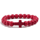 Prayer Beads Natural Stone Green Blue Turquoises Bracelets for Women