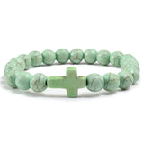 Prayer Beads Natural Stone Green Blue Turquoises Bracelets for Women