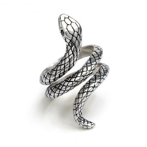 Snake Silver Rings
