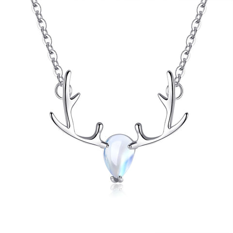 Silver Antlers Necklaces & Pendants For Women