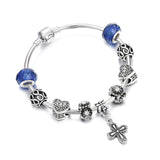 Charms Bracelet & Bangles Silver Bead Bracelets