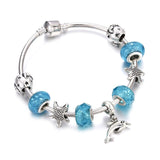 Charms Bracelet & Bangles Silver Bead Bracelets