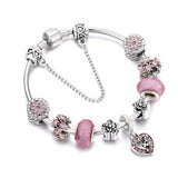 Charms Bracelet & Bangles Silver Bead Bracelets