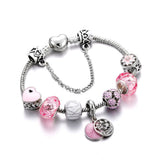 Heart Stars Flower Ball Women Bracelet