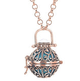 Vintage Aromatherapy Perfume Essential Oils Diffuser Necklace Unisex