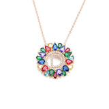 26 Alphabe Letter Necklaces For Woman