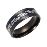 Chinese Gold Color Dragon Ring For Men