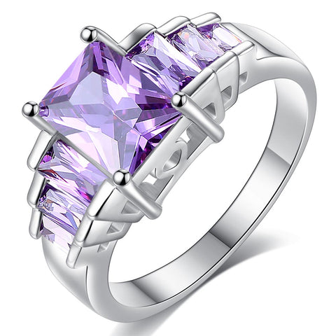 Purple Wedding Party Ring For Woman