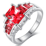 Red Wedding Party Ring For Woman