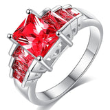 Red Wedding Party Ring For Woman