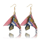 Wholesale Colorful Cloth&Alloy Women Drop Earrings